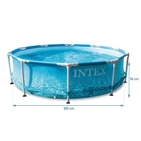 Basen stelażowy 305 x 76 cm 10w1 INTEX 28208 Basen stelażowy 305 x 76 cm 10w1 INTEX 28208
