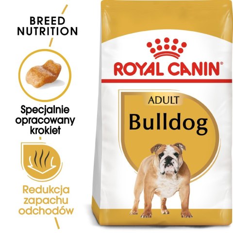 ROYAL CANIN BHN Bulldog Adult - sucha karma dla psa dorosłego rasy bulldog - 12 kg ROYAL CANIN BHN Bulldog Adult - sucha karma dla psa dorosłego rasy bulldog - 12 kg