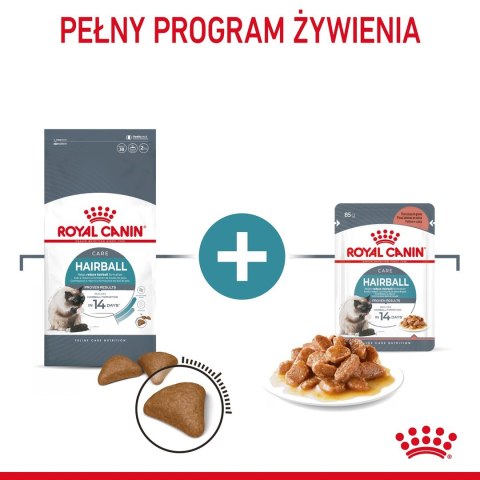 ROYAL CANIN FCN Hairball Care w sosie - mokra karma dla kota dorosłego - 12x85g ROYAL CANIN FCN Hairball Care w sosie - mokra karma dla kota dorosłego - 12x85g