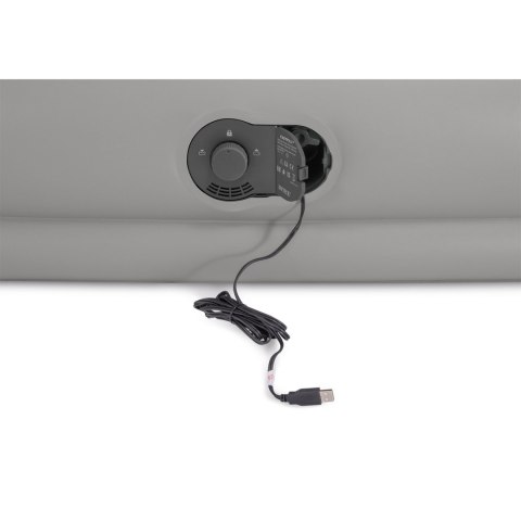 Materac dmuchany 203x152x30 cm z wbudowaną pompką elektryczną INTEX 64114 Materac dmuchany 203x152x30 cm z wbudowaną pompką elektryczną INTEX 64114