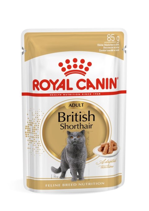 ROYAL CANIN FBN British Shorthair Adult - mokra karma dla dorosłego kota - 12x85g ROYAL CANIN FBN British Shorthair Adult - mokra karma dla dorosłego kota - 12x85g