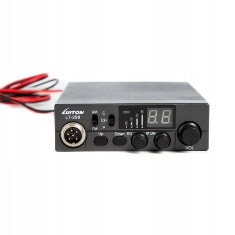 CB Radio LUITON LT-298 ASQ 12V/24V z wtykiem do zapalniczki CB Radio LUITON LT-298 ASQ 12V/24V z wtykiem do zapalniczki