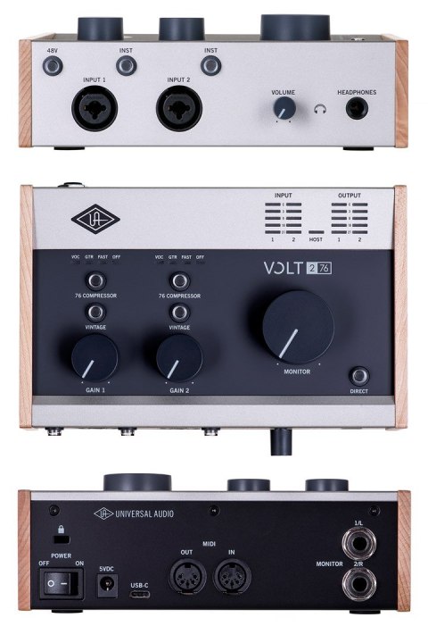 Universal Audio UA VOLT 276 - Interfejs Audio USB Universal Audio UA VOLT 276 - Interfejs Audio USB