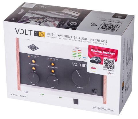 Universal Audio UA VOLT 276 - Interfejs Audio USB Universal Audio UA VOLT 276 - Interfejs Audio USB