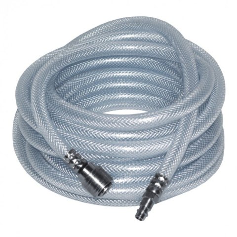 WĄŻ 7,5M POWIETRZA ZBROJONY PVC 9,5*15MM SZYBKOZŁĄCZKI WĄŻ 7,5M POWIETRZA ZBROJONY PVC 9,5*15MM SZYBKOZŁĄCZKI
