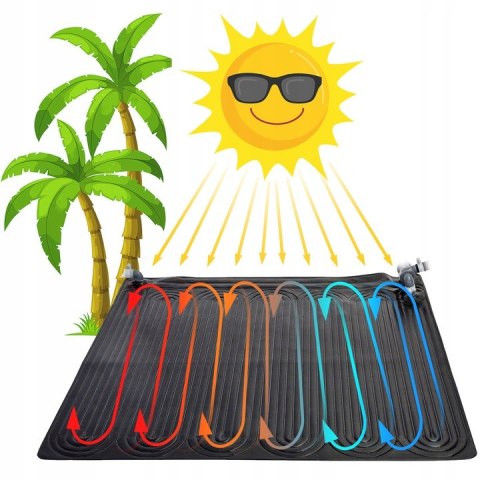 Mata solarna podgrzewająca wodę do basenu Intex 28685 Mata solarna podgrzewająca wodę do basenu Intex 28685