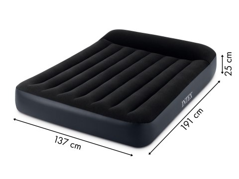 Materac dmuchany z pompką łóżko welur Intex 64148ND Materac dmuchany z pompką łóżko welur Intex 64148ND