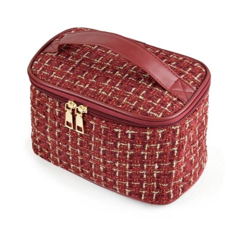 KOSMETYCZKA GLAMOUR GOLD 22x14x14 KUFEREK W KRATĘ KOSMETYCZKA GLAMOUR GOLD 22x14x14 KUFEREK W KRATĘ