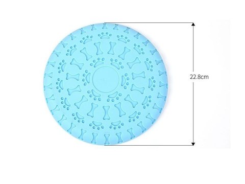 ZABAWKA DLA PSA FRISBEE MISKA NA KARMĘ WODĘ 2w1 NIEBIESKA ZABAWKA DLA PSA FRISBEE MISKA NA KARMĘ WODĘ 2w1 NIEBIESKA