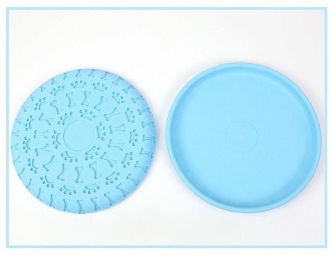 ZABAWKA DLA PSA FRISBEE MISKA NA KARMĘ WODĘ 2w1 NIEBIESKA ZABAWKA DLA PSA FRISBEE MISKA NA KARMĘ WODĘ 2w1 NIEBIESKA