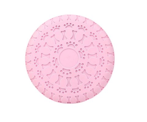 ZABAWKA DLA PSA FRISBEE MISKA NA KARMĘ WODĘ 2w1 RÓŻOWA ZABAWKA DLA PSA FRISBEE MISKA NA KARMĘ WODĘ 2w1 RÓŻOWA