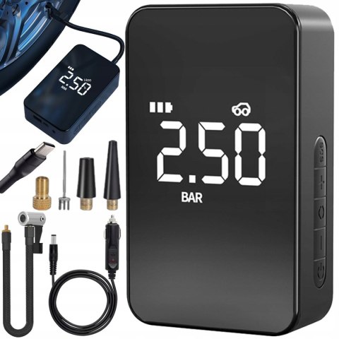 BEZPRZEWODOWA POMPKA ELEKTRYCZNA KOMPRESOR SAMOCHODOWY ROWEROWY POWERBANK BEZPRZEWODOWA POMPKA ELEKTRYCZNA KOMPRESOR SAMOCHODOWY ROWEROWY POWERBANK