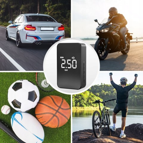 BEZPRZEWODOWA POMPKA ELEKTRYCZNA KOMPRESOR SAMOCHODOWY ROWEROWY POWERBANK BEZPRZEWODOWA POMPKA ELEKTRYCZNA KOMPRESOR SAMOCHODOWY ROWEROWY POWERBANK