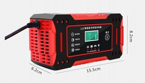 PROSTOWNIK AUTOMATYCZNY ŁADOWARKA AKUMULATORA 12V + SZCZOTKA DO KLEM GRATIS PROSTOWNIK AUTOMATYCZNY ŁADOWARKA AKUMULATORA 12V + SZCZOTKA DO KLEM GRATIS