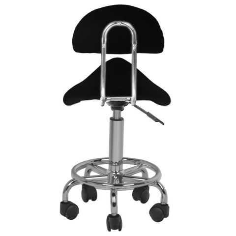Taboret kosmetyczny 6001 czarny Taboret kosmetyczny 6001 czarny