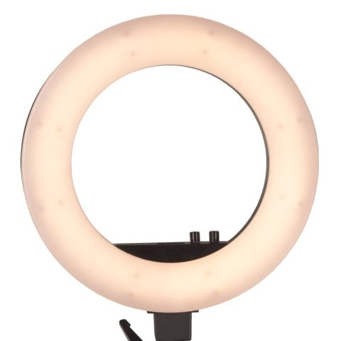 Lampa pierścieniowa Ring light 18' 48W led czarna + statyw Lampa pierścieniowa Ring light 18' 48W led czarna + statyw