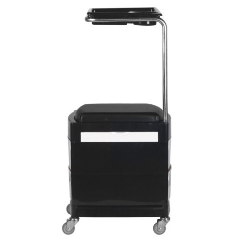 Pomocnik - taboret do pedicure 16 plus czarny/biały Pomocnik - taboret do pedicure 16 plus czarny/biały