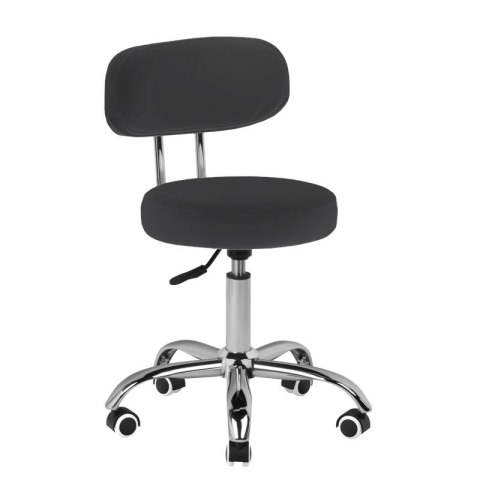 Taboret kosmetyczny do pedicure A-007 czarny Taboret kosmetyczny do pedicure A-007 czarny