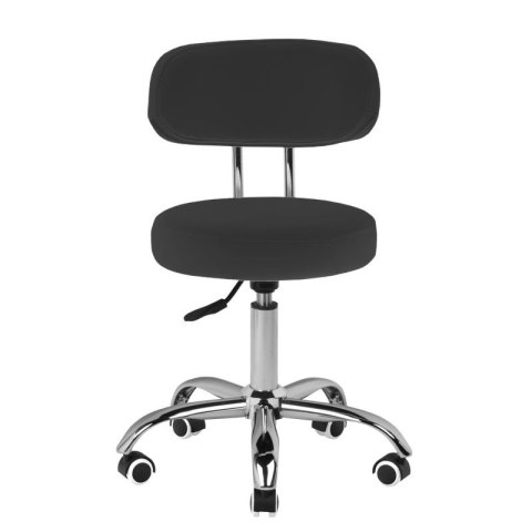 Taboret kosmetyczny do pedicure A-007 czarny Taboret kosmetyczny do pedicure A-007 czarny