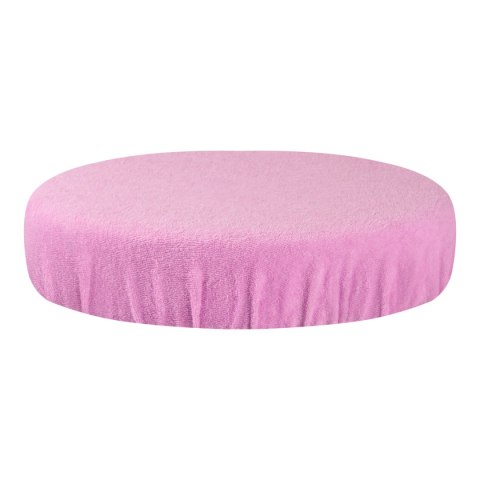 Pokrowiec frotte na taboret różowy Pokrowiec frotte na taboret różowy