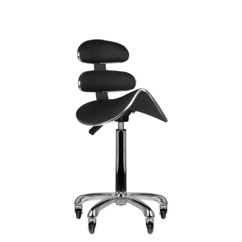 Taboret kosmetyczny roll speed AM-880 czarny wysoki Taboret kosmetyczny roll speed AM-880 czarny wysoki