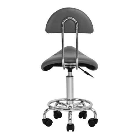 Taboret kosmetyczny 6001 szary Taboret kosmetyczny 6001 szary