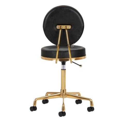 Taboret kosmetyczny H5 złoty czarny Taboret kosmetyczny H5 złoty czarny