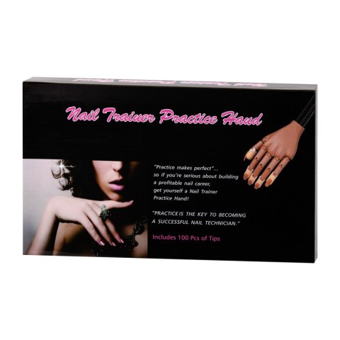 Ręka dłoń do ćwiczeń nauki manicure paznokcie tips 95 Ręka dłoń do ćwiczeń nauki manicure paznokcie tips 95