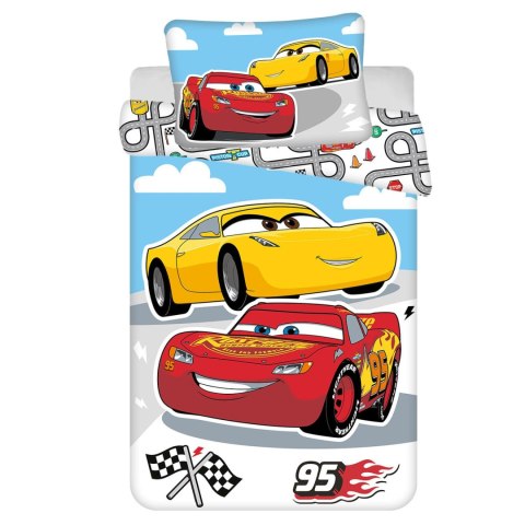 Pościel bawełna 100x135 + 40x60 Cars road Pościel bawełna 100x135 + 40x60 Cars road