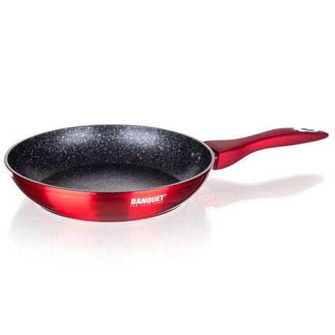 PATELNIA GRANITOWA 28cm BANQUET METALLIC RED PATELNIA GRANITOWA 28cm BANQUET METALLIC RED