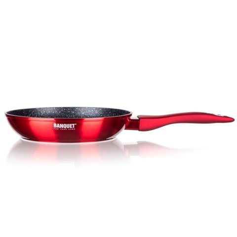 PATELNIA GRANITOWA 28cm BANQUET METALLIC RED PATELNIA GRANITOWA 28cm BANQUET METALLIC RED