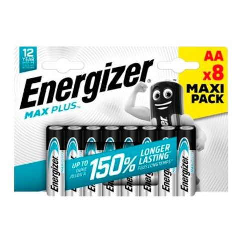 Bateria alkaliczna Energizer MAX Plus AA / LR6 (blister) - 8 sztuk Bateria alkaliczna Energizer MAX Plus AA / LR6 (blister) - 8 sztuk