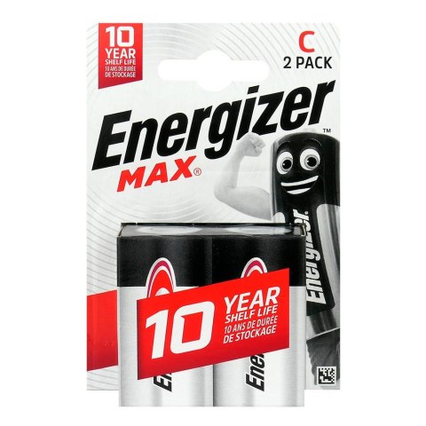 Bateria alkaliczna Energizer Max C / LR14 - 2 sztuki (blister) Bateria alkaliczna Energizer Max C / LR14 - 2 sztuki (blister)
