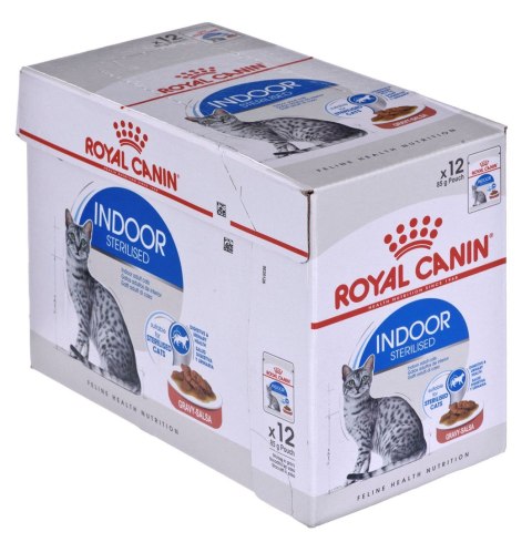 ROYAL CANIN FHN Indoor w sosie - mokra karma dla kota dorosłego - 12x85g ROYAL CANIN FHN Indoor w sosie - mokra karma dla kota dorosłego - 12x85g
