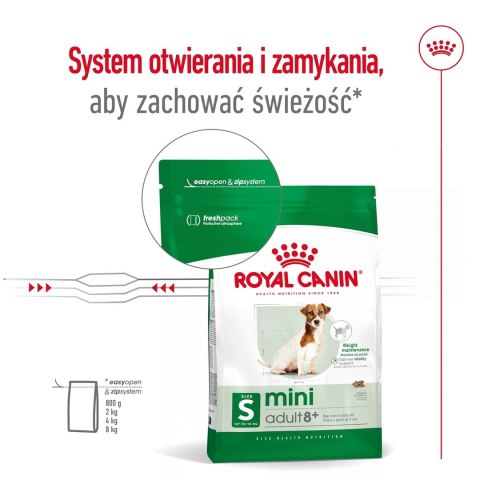 ROYAL CANIN Mini Adult +8 2kg - sucha karma dla psa ROYAL CANIN Mini Adult +8 2kg - sucha karma dla psa