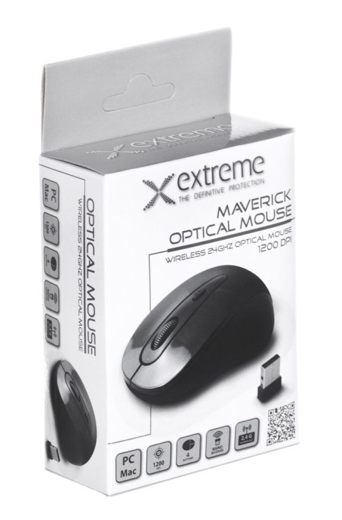 Mysz EXTREME Maverick XM104K (optyczna; 1200 DPI; kolor czarny) Mysz EXTREME Maverick XM104K (optyczna; 1200 DPI; kolor czarny)