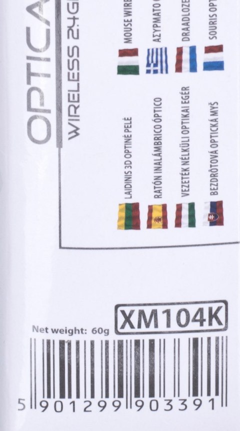 Mysz EXTREME Maverick XM104K (optyczna; 1200 DPI; kolor czarny) Mysz EXTREME Maverick XM104K (optyczna; 1200 DPI; kolor czarny)