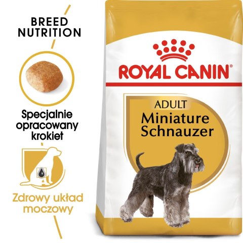 ROYAL CANIN BHN Miniature Schnauzer Adult - sucha karma dla psa dorosłego - 3kg ROYAL CANIN BHN Miniature Schnauzer Adult - sucha karma dla psa dorosłego - 3kg