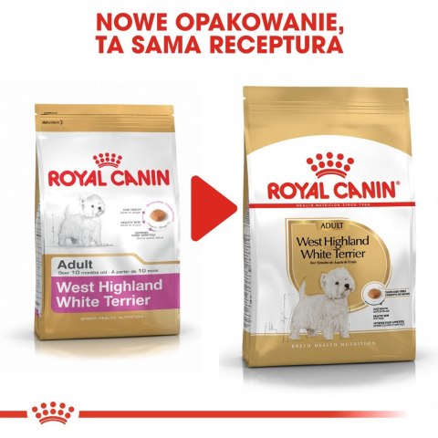ROYAL CANIN BHN West Highland White Terrier Adult - sucha karma dla psa dorosłego - 3kg ROYAL CANIN BHN West Highland White Terrier Adult - sucha karma dla psa dorosłego - 3kg