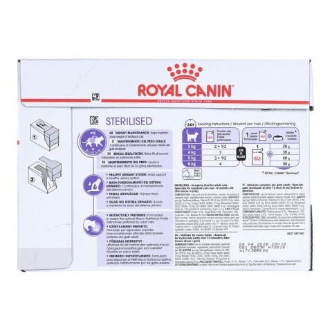 ROYAL CANIN FHN Sterilised w galaretce - mokra karma dla kota dorosłego - 12x85g ROYAL CANIN FHN Sterilised w galaretce - mokra karma dla kota dorosłego - 12x85g