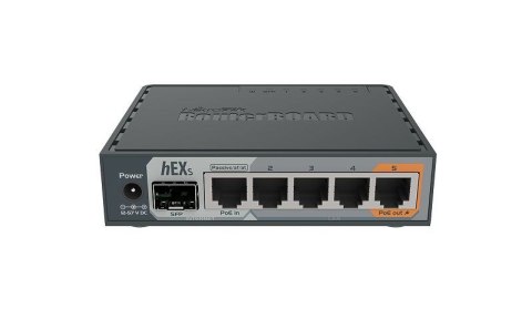 Router Mikrotik hEX S (RB760iGS) Total Ethernet Ports:6; Architecture:MMIPS; CPU core:2 Router Mikrotik hEX S (RB760iGS) Total Ethernet Ports:6; Architecture:MMIPS; CPU core:2