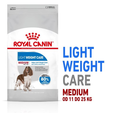 ROYAL CANIN CCN MEDIUM LIGHT WEIGHT CARE - sucha karma dla psa dorosłego - 3kg ROYAL CANIN CCN MEDIUM LIGHT WEIGHT CARE - sucha karma dla psa dorosłego - 3kg